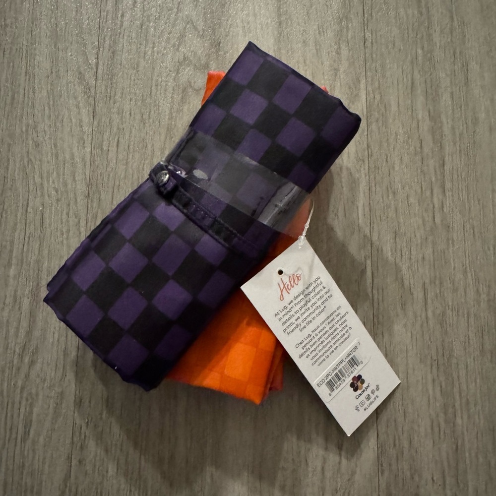 SOLD! New Lug Set of 2 Eco Folding Totes